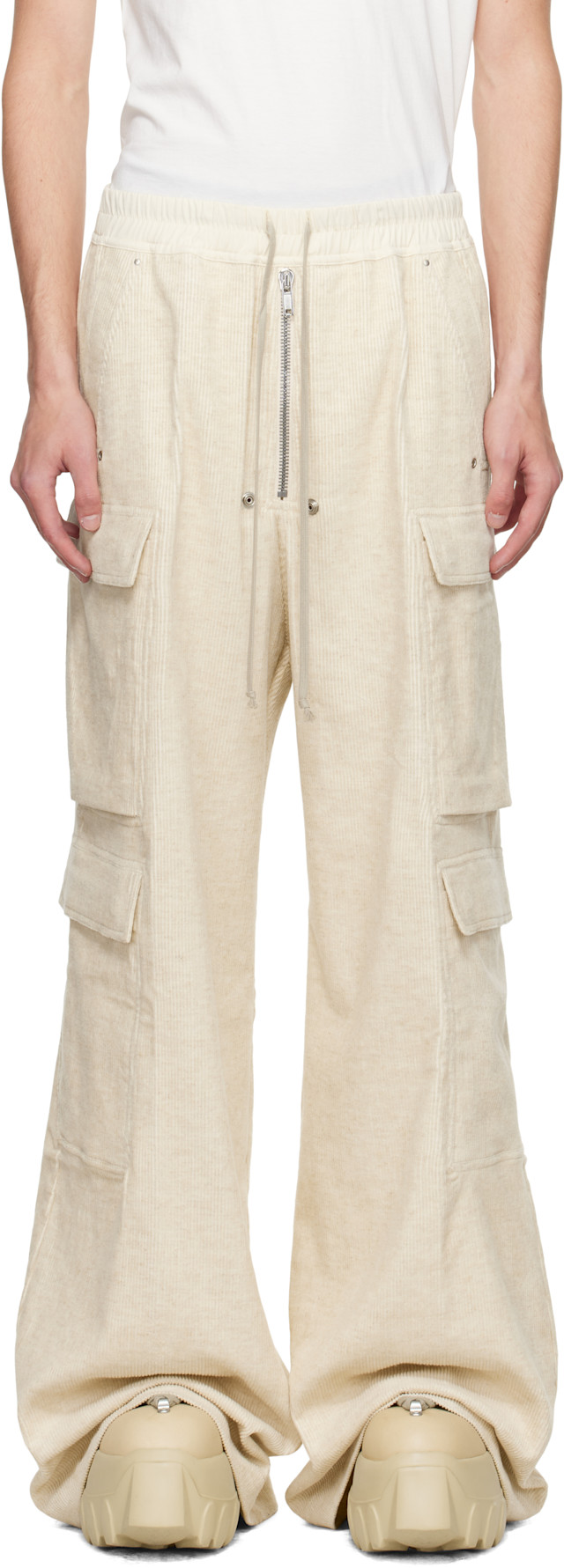 Rick Owens: Off-White Concordians Cargobelas Cargo Pants | SSENSE