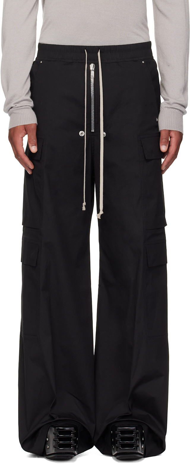 Rick Owens: Black Concordians Cargobelas Cargo Pants | SSENSE Rick Owens: Black Concordians Cargobelas Cargo Pants | SSENSE