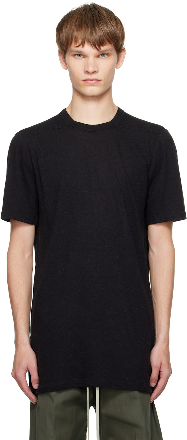 Rick Owens: Black Concordians Level T-shirt | SSENSE