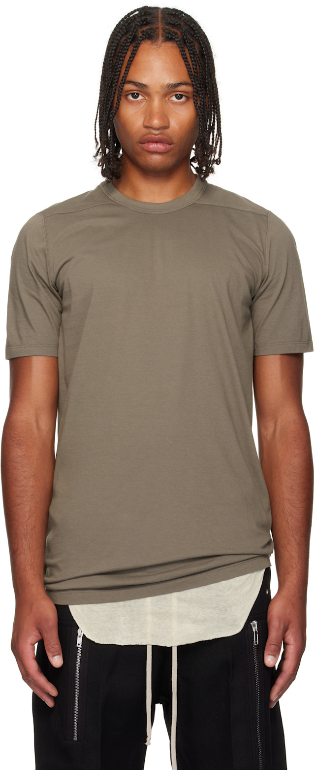 Rick Owens: Gray Concordians Level T-shirt | SSENSE