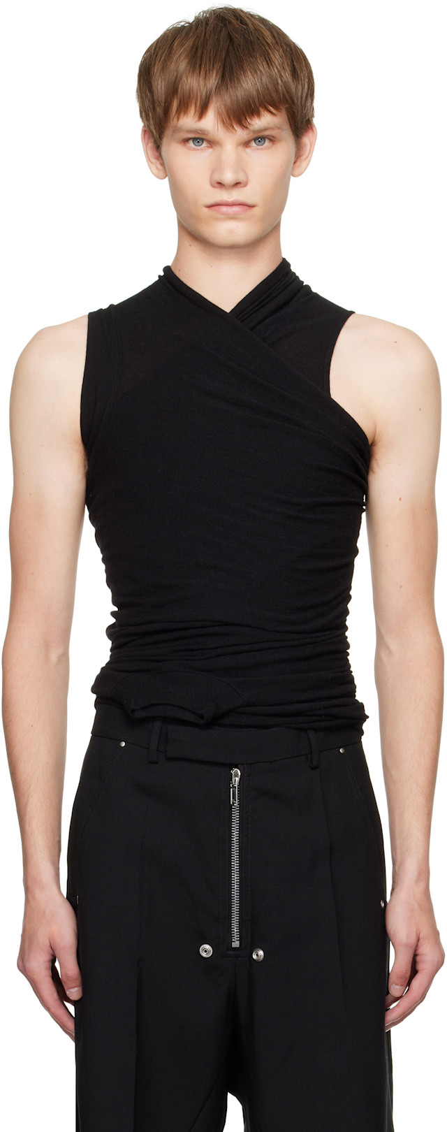 Rick Owens: ブラック Concordians Hollywood Banana トップス