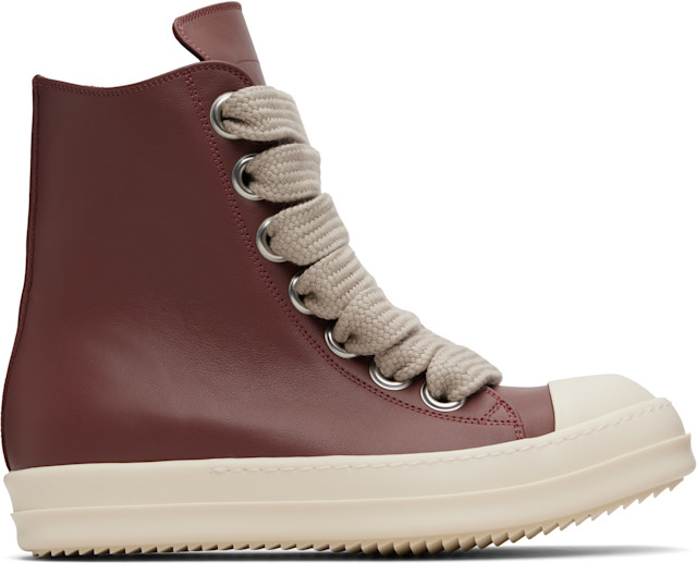 Rick Owens: Pink Concordians Jumbolace Sneakers | SSENSE