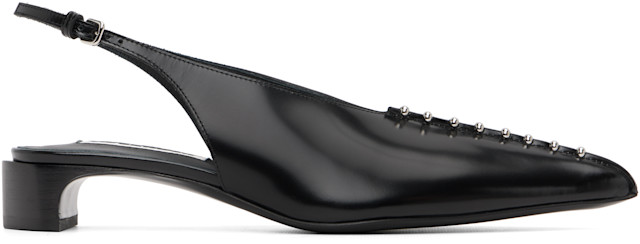 JIL SANDER ブラック ハイヒール Jil Sander: ブラック Pump ヒール | SSENSE 日本
