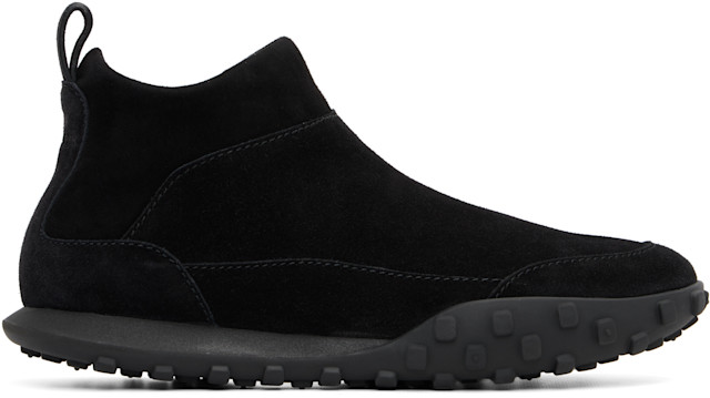 JIL SANDER ラブシモンズ期　ブラック　50 Jil Sander: Black Moon Sneakers | SSENSE