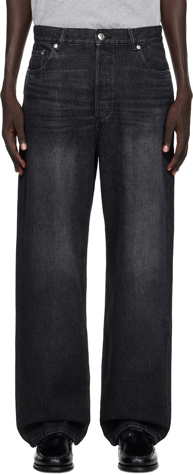 パンツ A.P.C. JEAN MARTIN JEAN SOLAL A.P.C.: Black Solal Jeans | SSENSE Canada