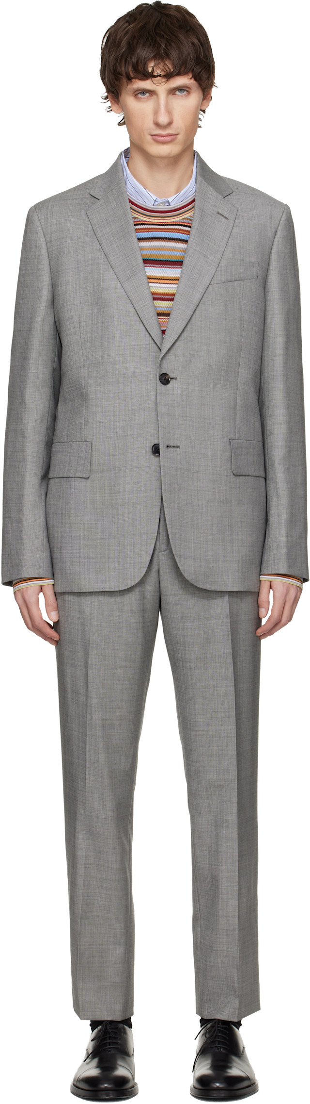 Paul Smith: グレー 'The Brierley' スーツ | SSENSE 日本
