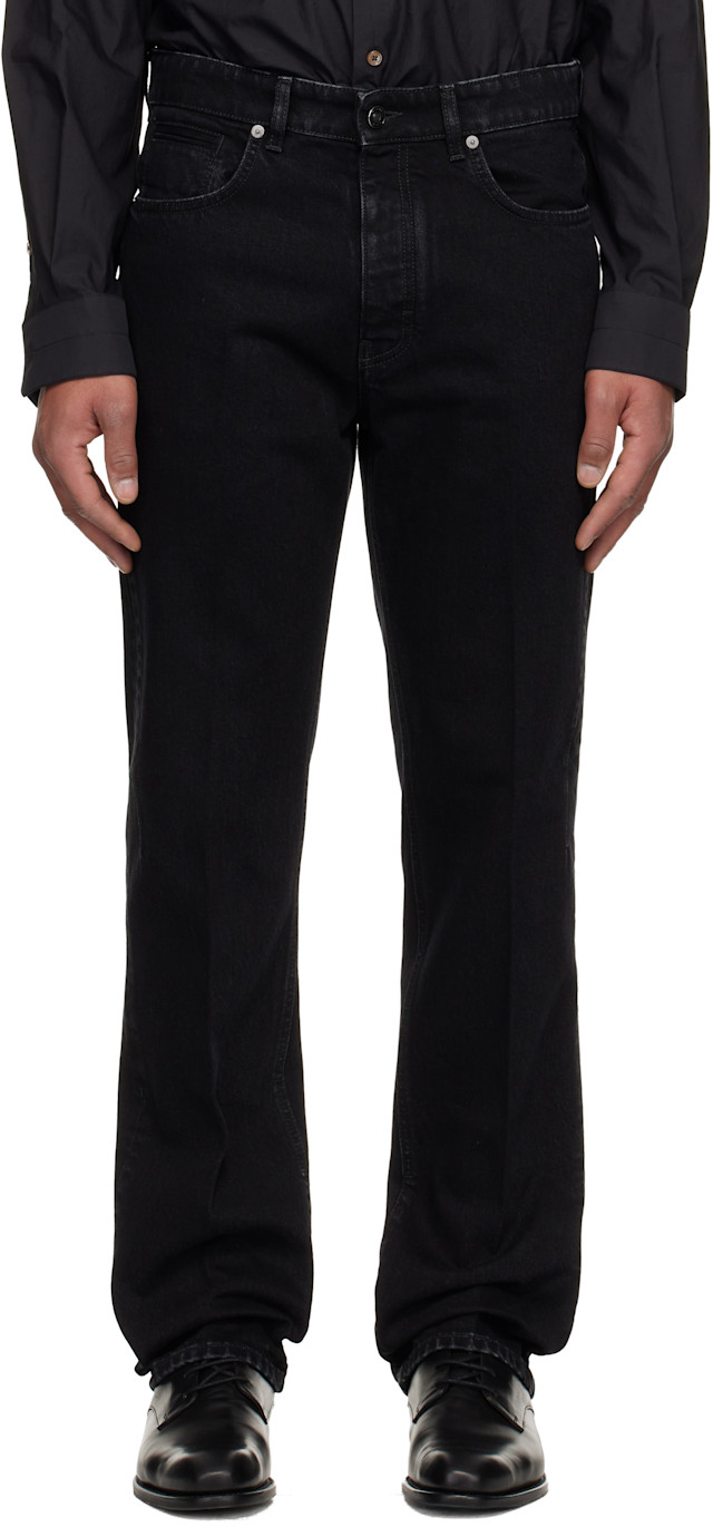 Givenchy: Black Straight Leg Jeans | SSENSE