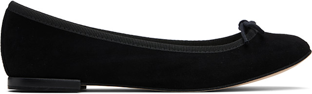 Repetto: Black Cendrillon Ballerina Flats | SSENSE Canada