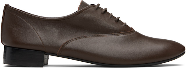 【美品】レペット　repetto Zizi oxford shoes Repetto: Brown Zizi Rubber-Sole Oxfords | SSENSE Canada