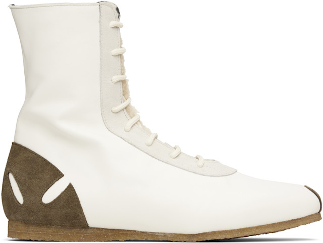 Stefan Cooke: Off-White Slash Heel Boxer Sneakers | SSENSE