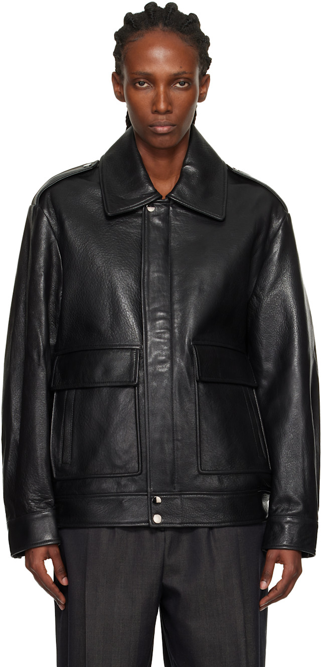 Nour Hammour: Black Drey 'The It Girl' Jacket | SSENSE Canada