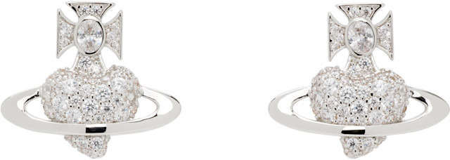 Vivienne Westwood: Valentine's Agnatha Earrings | SSENSE