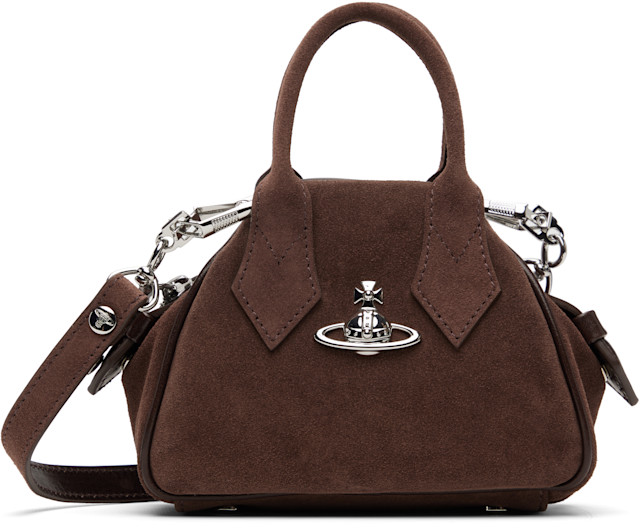 Vivienne Westwood: Brown Mini Yasmine Bag | SSENSE