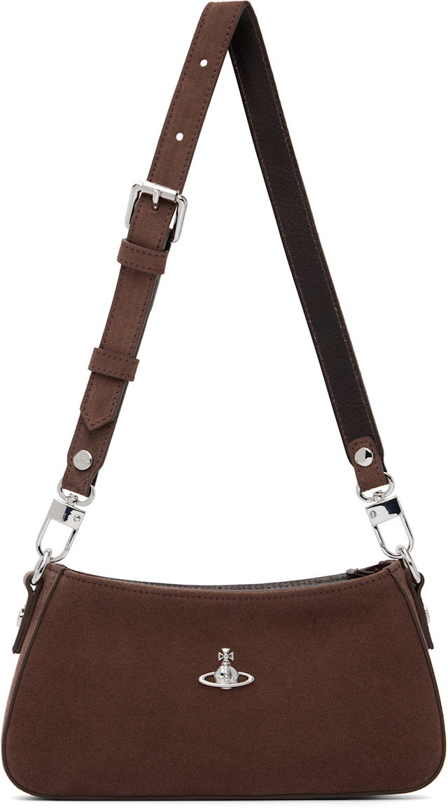 e*様 Vivienne Westwood ブラウンエンボスショルダーバッグ Vivienne Westwood（ヴィヴィアンウエストウッド） 並行輸入