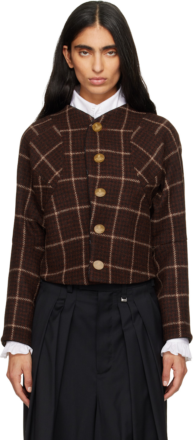 Vivienne Westwood: Brown Pourpoint Jacket | SSENSE