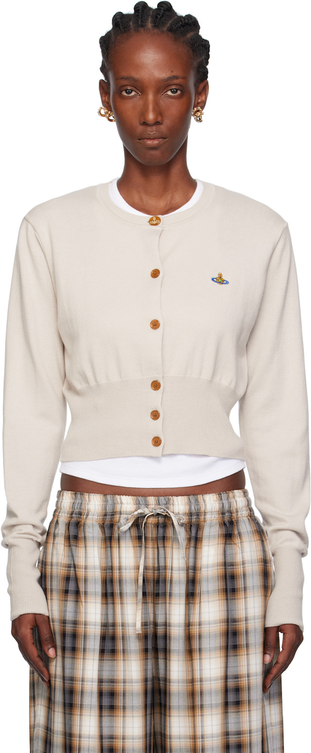 Vivienne Westwoodカーデ ｵｰｶﾞﾆｯｸ裏毛ｽﾅｯﾌﾟｶｰﾃﾞｨｶﾞﾝ（カーディガン/ボレロ）｜Vivienne Westwood