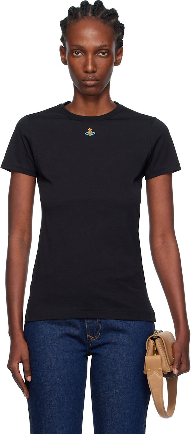 Vivienne Westwood: Black Orb Peru T-shirt | SSENSE