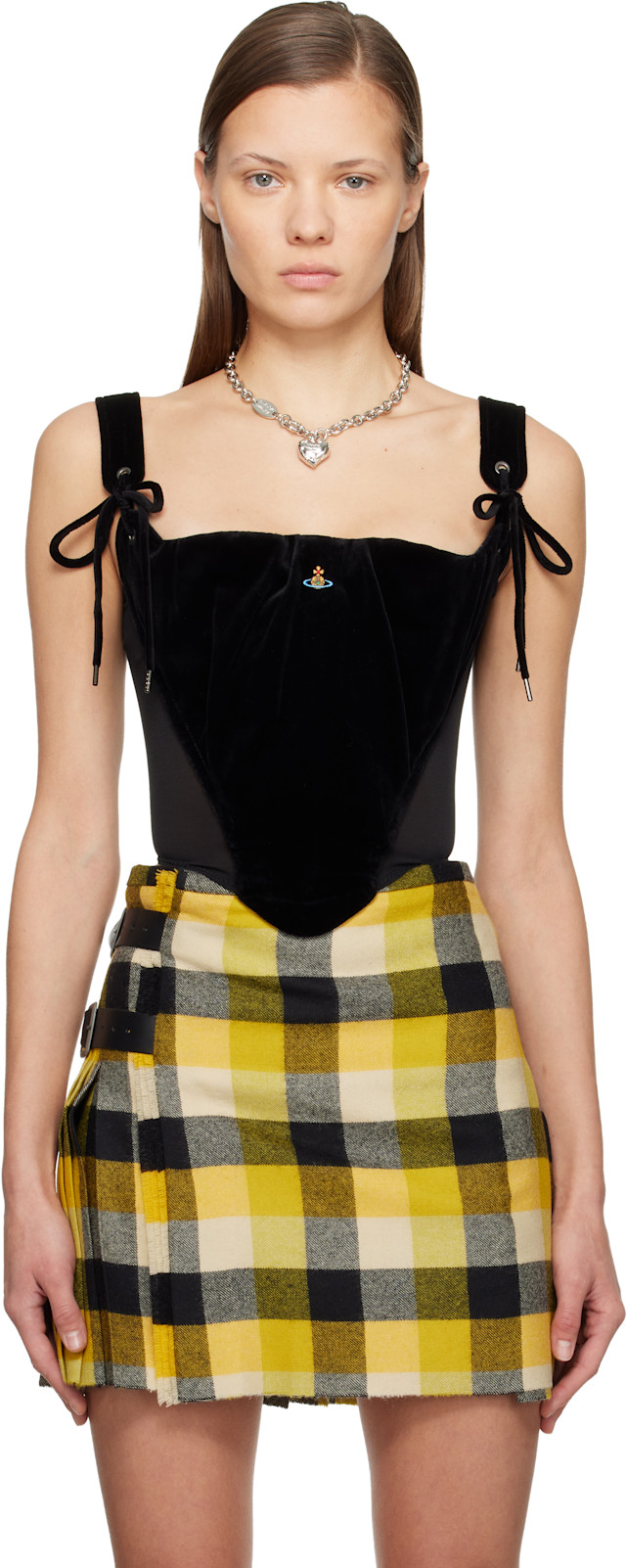 トップス Vivienne Westwood 46 Vivienne Westwood: ブラック Puppy コルセット トップス | SSENSE 日本