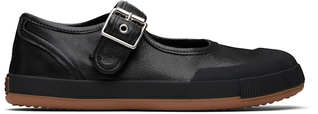 Vivienne Westwood: Black Animal Gym Bar Ballerina Flats | SSENSE