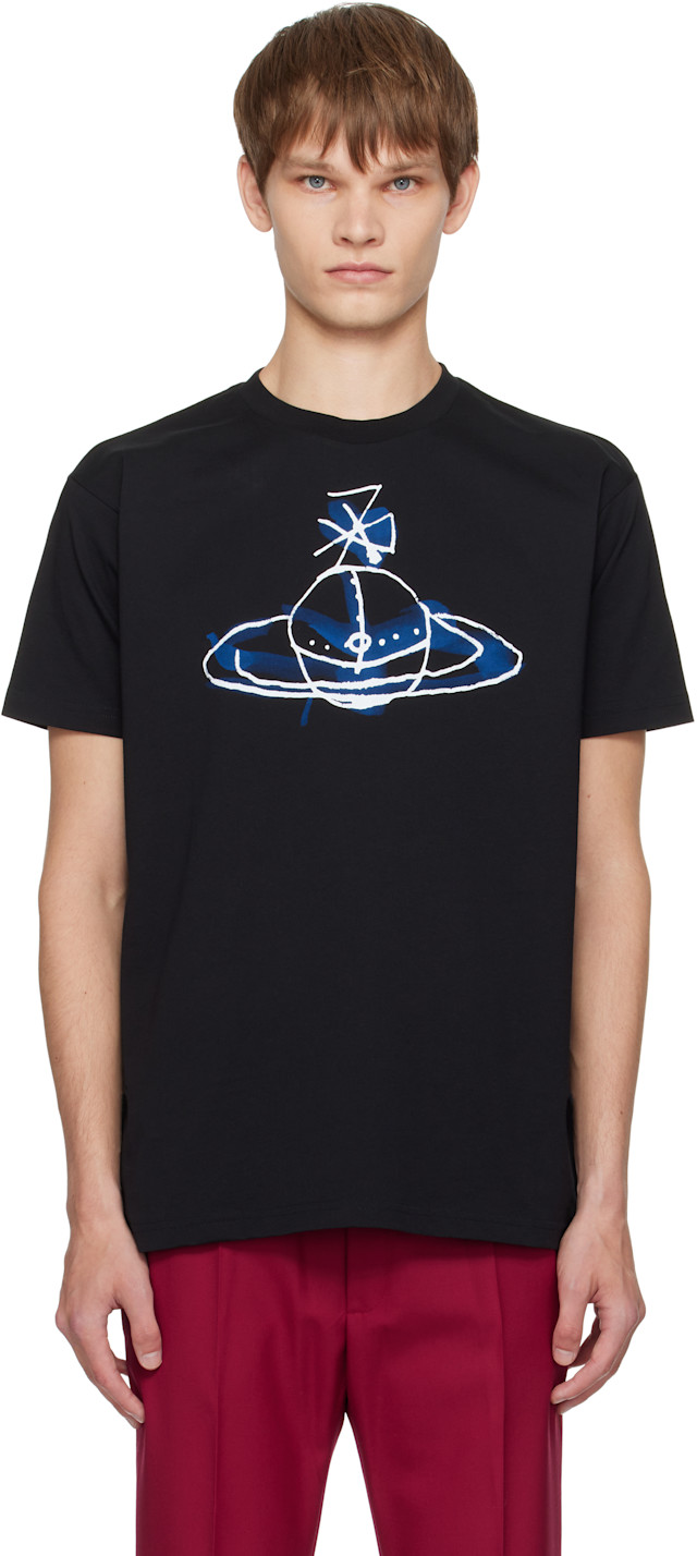 Vivienne Westwood: Black Classic T-shirt | SSENSE Canada