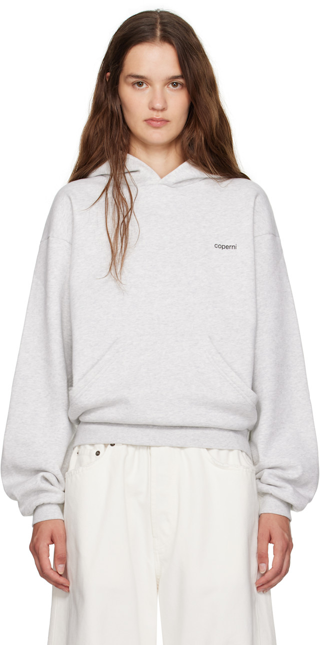 Coperni: Gray Horn Hoodie | SSENSE