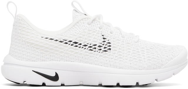 COMME des GARÇONS Nike スニーカー ホワイト Comme des Garçons Homme Plus: White Nike Edition Air Flymesh