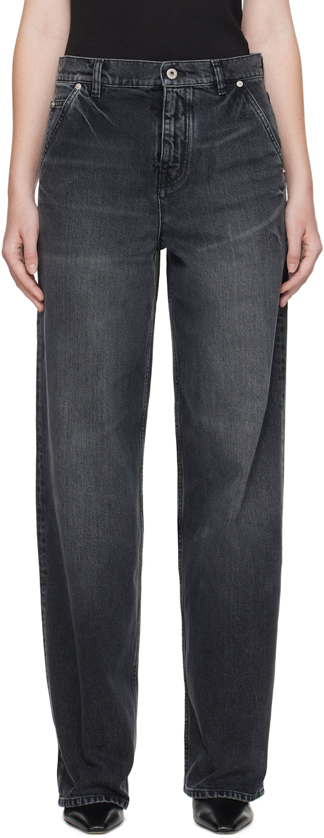 Kenzo: Black Kenzo Paris Futura 2000 Edition Workwear Jeans | SSENSE