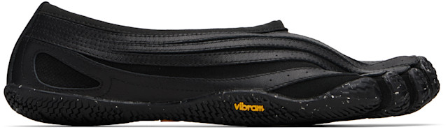 Vibram FiveFingers: Black Jaya EVO Slip-on Loafers | SSENSE Canada