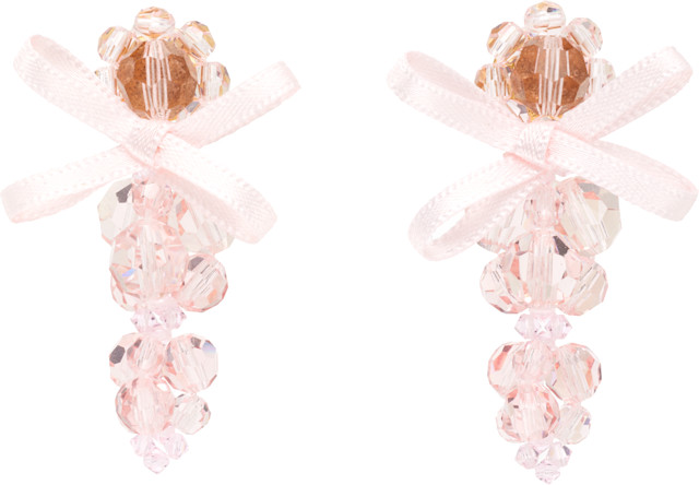 Simone Rocha: Petite Bow Cluster Earrings | SSENSE