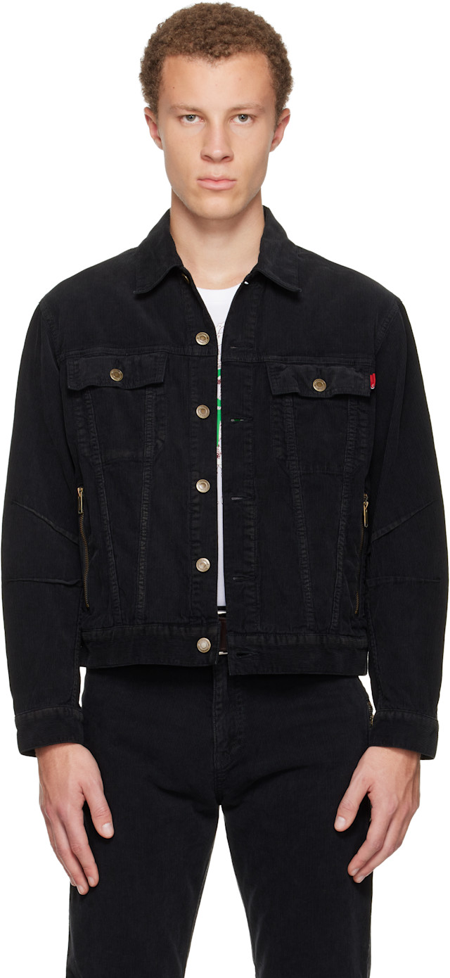 UNDERCOVER: Black UC2E4209-1 Denim Jacket | SSENSE