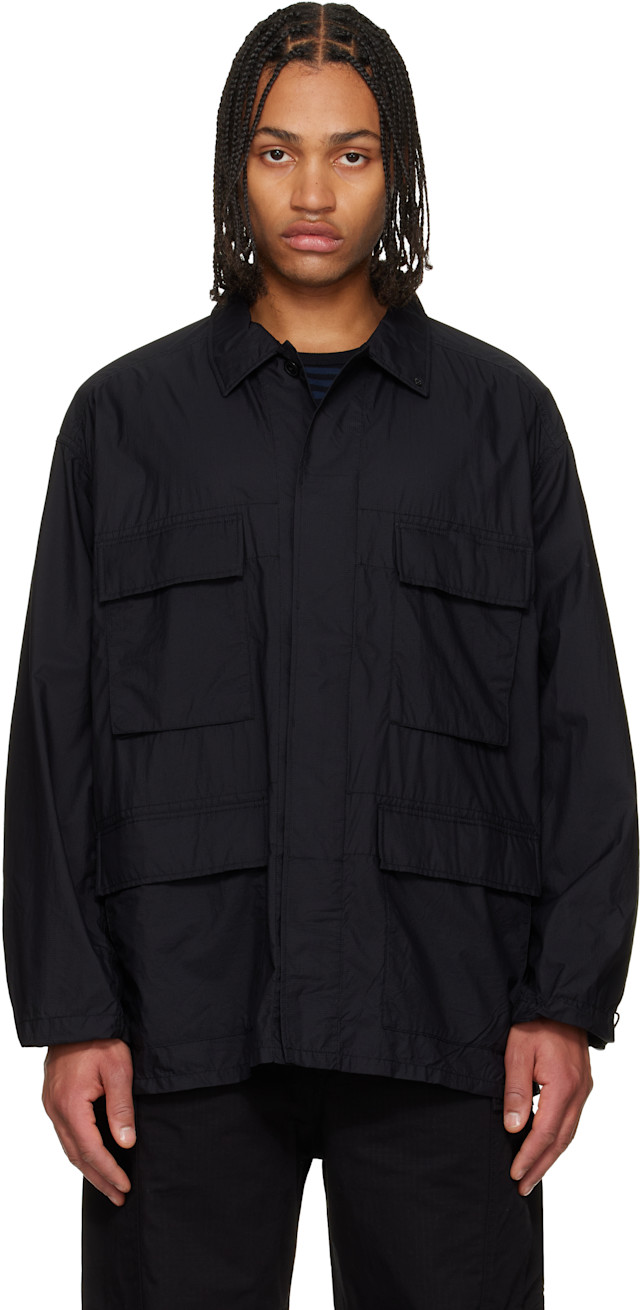 nanamica: Black Light Weight Field Jacket | SSENSE Canada