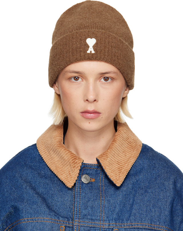 新品　ami paris ブルー アルパカAMI DE COEUR ビーニー AMI Paris Ami De Coeur crew-neck Sweater | Blue | FARFETCH