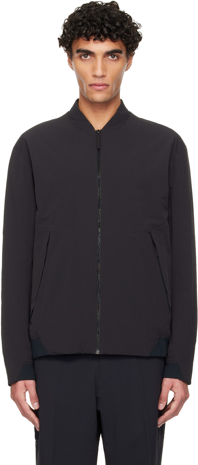 Veilance: Black Diode Insulated Bomber Jacket | SSENSE