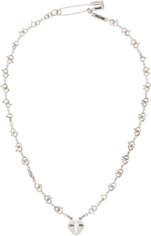 お値下げしました！ MAGLIANO BROKEN HEART NECKLACE Magliano: Broken Heart Necklace | SSENSE