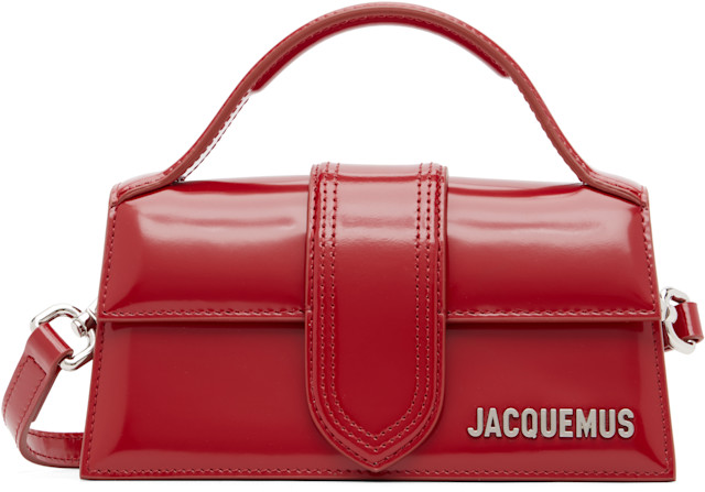 JACQUEMUS: Red Les Classiques 'The Bambino' Bag | SSENSE