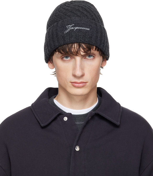 JACQUEMUS: グレー 'The Tourni' ビーニー | SSENSE 日本