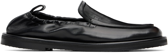 邦楽 BLACK  PASSIONE nihillvana Studio Nicholson: Black Donovan Loafers | SSENSE Norway