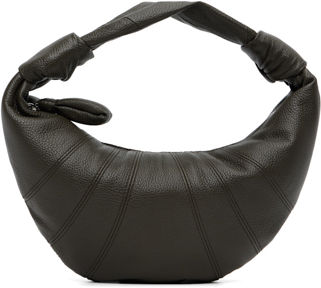 LEMAIRE: Brown Mini Fortune Croissant Bag | SSENSE