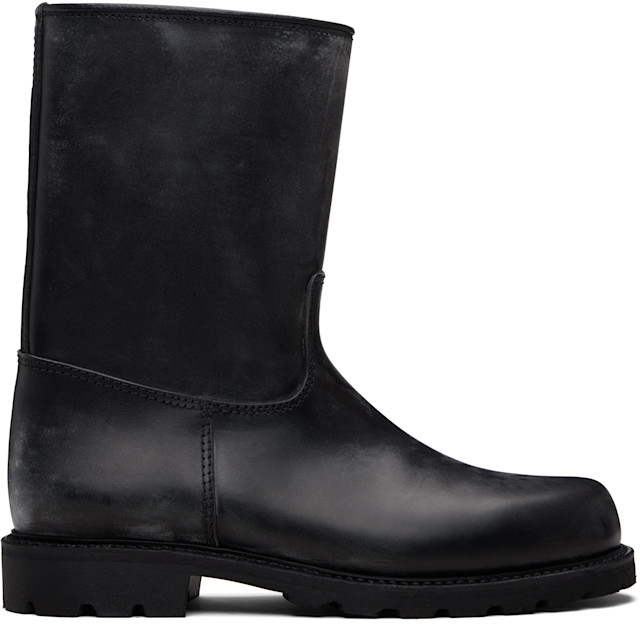 Rier: Black Ludwig Reiter Edition City Boots | SSENSE Rier: Black Ludwig Reiter Edition City Boots | SSENSE