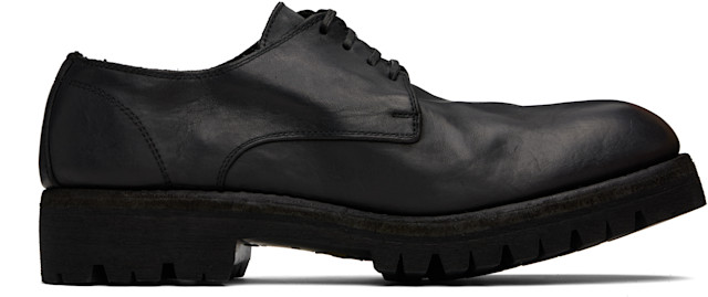 Guidi: Black 792V Derbys | SSENSE