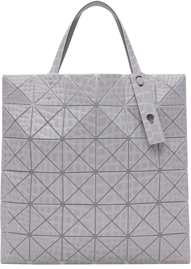 BAO BAO ISSEY MIYAKE: Gray Kaiju Tote | SSENSE
