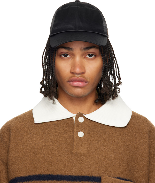 Wales Bonner: ブラック 'The Original' キャップ | SSENSE 日本