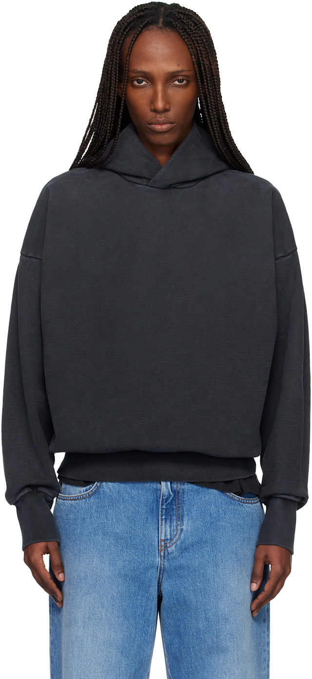 Fear of God: Black Washed Hoodie | SSENSE Denmark