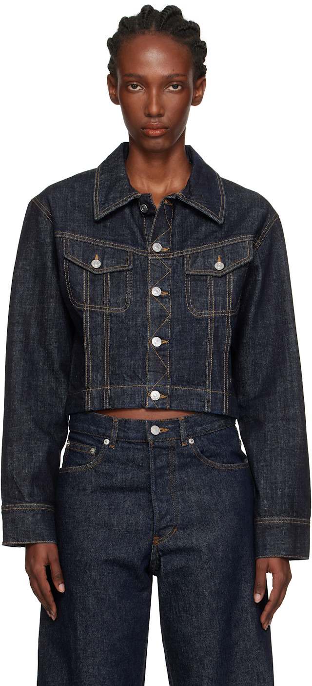 victoria beckham denim dress Victoria Beckham Sandwashed Indigo Sleeveless Denim Dress Size US 2