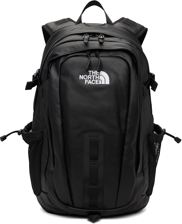 The North Face: Black 'Leather Pack' Hot Shot Backpack | SSENSE
