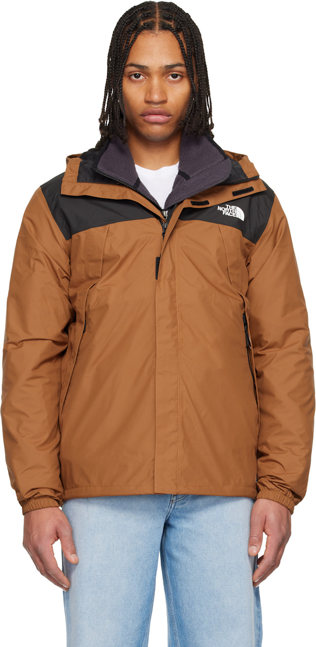 The North Face: Orange Antora Rain Jacket | SSENSE
