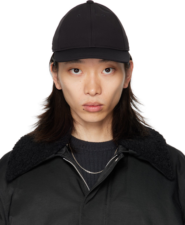 our legacy 24aw キャップ　ブラック OUR LEGACY: ブラック ベースボールキャップ | SSENSE 日本