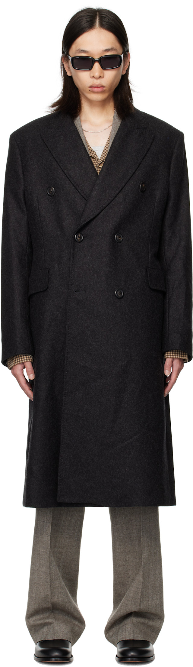 ※限定値下【大人気・格安】OUR LEGACY Whale coat gray OUR LEGACY: Gray Whale Coat | SSENSE
