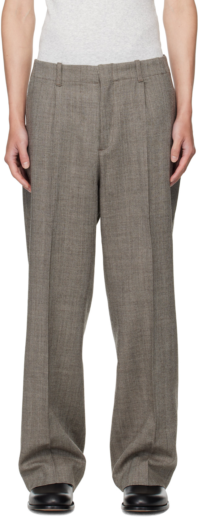 ourlegacy 24 aw ブラウン Borrowed トラウザーズ OUR LEGACY: Brown Borrowed Trousers | SSENSE Thailand