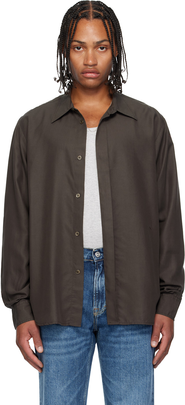 OUR LEGACY: Brown Evening Shirt | SSENSE